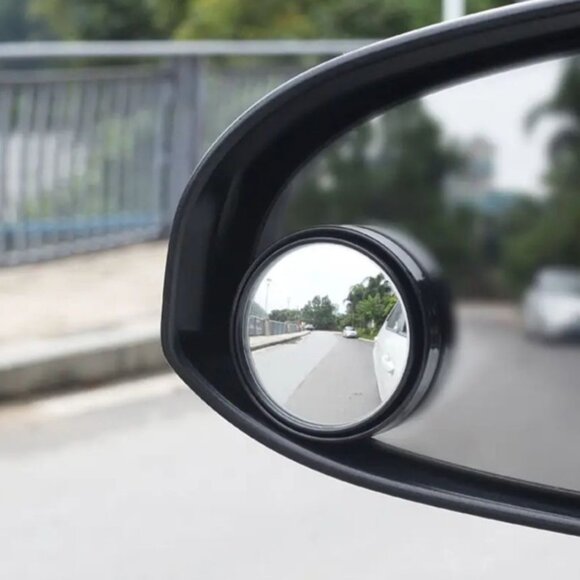 2Pcs Universal Blind Spot Mirror 360° Wide Angle - Picture 2 of 4